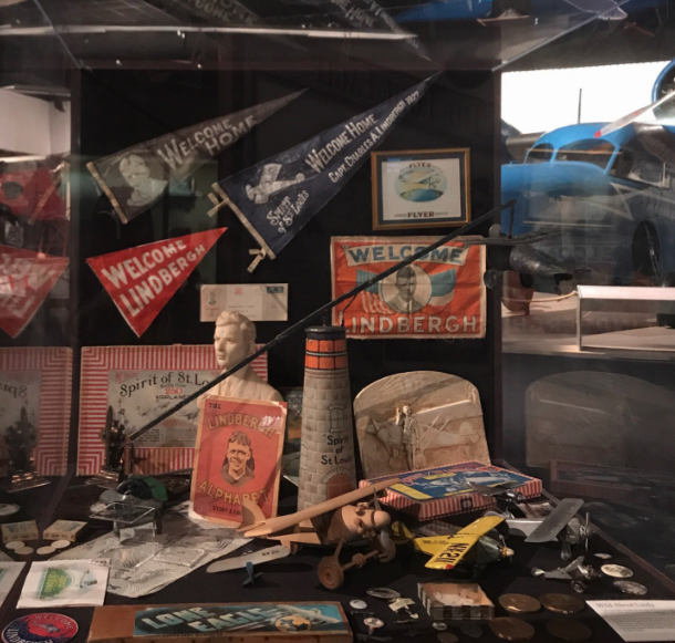 Items commemorating Lindbergh's flight, Cradle of Aviation